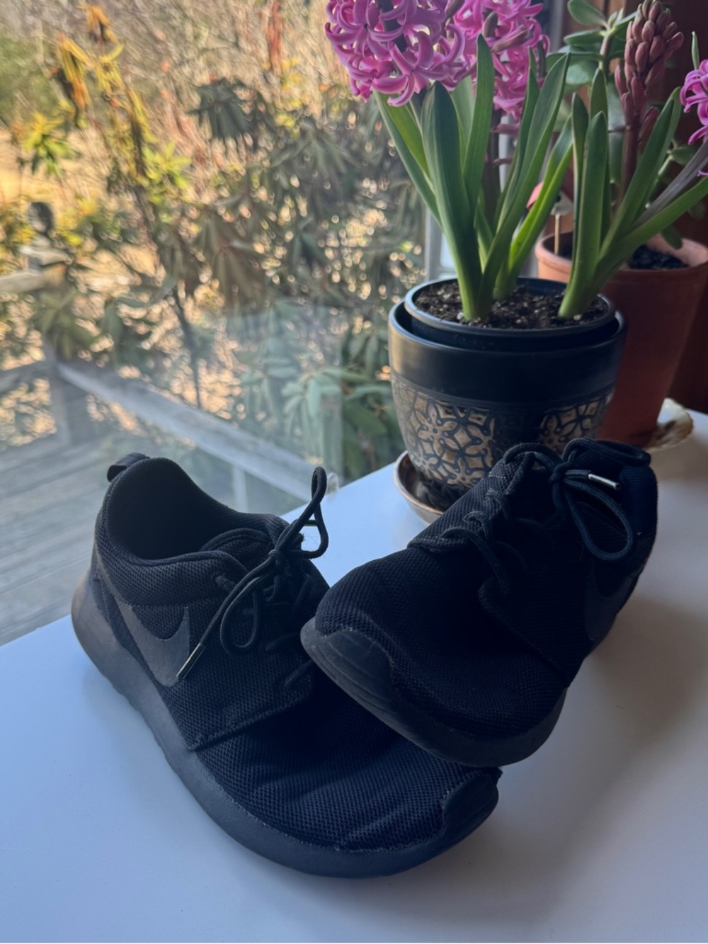 Nike Black Mesh Casual Sneakers